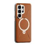 Coque en cuir Torras QPRO Leather Series pour Samsung Galaxy S26 Ultra - Brown – Image 3