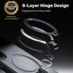 Coque Torras Ostand Spin MagSafe Series pour Samsung Galaxy S26 Plus - Black – Image 2