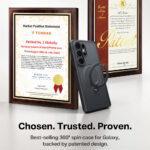 Coque Torras Ostand Spin MagSafe Series pour Samsung Galaxy S26 Ultra - Clear – Image 4