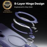 Coque Torras Ostand Spin MagSafe Series pour Samsung Galaxy S26 Ultra - Dark Purple – Image 3