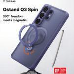 Coque Torras Ostand Spin MagSafe Series pour Samsung Galaxy S26 Ultra - Dark Purple – Image 2