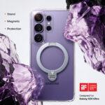 Coque Torras Ostand Spin MagSafe Series pour Samsung Galaxy S26 Ultra - Dark Purple – Image 4