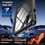 Coque intégrale étanche ShellBox Waterproof IP68 pour Samsung Galaxy A17 5G / A17 4G - Black – Image 4