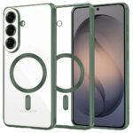 Coque Techsuit Luxury Crystal MagSafe pour Samsung Galaxy S26 - Deep Green