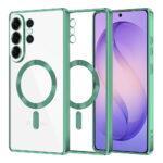 Coque Techsuit Luxury Crystal MagSafe pour Samsung Galaxy S26 Ultra - Light Green