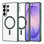 Coque Techsuit Luxury Crystal MagSafe pour Samsung Galaxy S26 Ultra - Deep Green