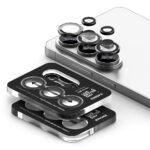 Lot de 2 protections d'objectif Ringke Camera Lens Frame Glass pour Samsung Galaxy S26 Ultra - Black – Image 3
