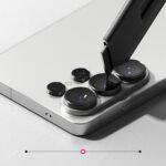 Lot de 2 protections d'objectif Ringke Camera Lens Frame Glass pour Samsung Galaxy S26 Ultra - Black – Image 5