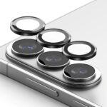 Lot de 2 protections d'objectif Ringke Camera Lens Frame Glass pour Samsung Galaxy S26 / S26 Plus - Black – Image 2