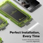 Lot de 2 protections d'écran Ringke Easy Slide Tempered Glass pour Samsung Galaxy S26 - Black – Image 6