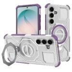 Coque Techsuit Carbon Shield PRO pour Samsung Galaxy S26 Plus - Purple Transparent