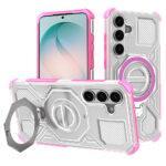Coque Techsuit Carbon Shield PRO pour Samsung Galaxy S26 Plus - Pink Transparent