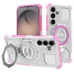 Coque Techsuit Carbon Shield PRO pour Samsung Galaxy S26 - Pink Transparent