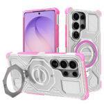 Coque Techsuit Carbon Shield PRO pour Samsung Galaxy S26 Ultra - Pink Transparent