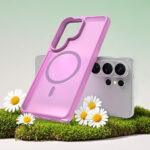 Coque Techsuit HaloFrost II MagSafe pour Samsung Galaxy S26 Ultra - Orange – Image 3