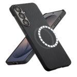 Coque Techsuit Aramid Fiber MagSafe pour Samsung Galaxy S26 - Black