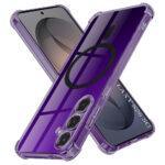 Coque Techsuit Shockproof Clear Silicone MagSafe pour Samsung Galaxy S26 - Smoke Black