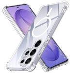 Coque Techsuit Shockproof Clear Silicone MagSafe pour Samsung Galaxy S26 Ultra - Clear