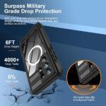 Coque intégrale étanche ShellBox Waterproof IP68 Magsafe pour Samsung Galaxy S26 Ultra - Black – Image 5