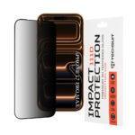 Protection d'écran Techsuit 111D Privacy Full Glue pour iPhone 17 Pro Max - Black