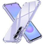 Coque Techsuit Shockproof Clear Silicone pour Samsung Galaxy A57 - Clear