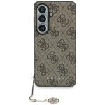 Coque Guess Hardcase 4G Classic Logo Charm pour Samsung Galaxy S26 - Brown