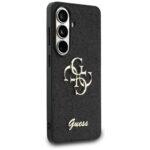 Coque Guess Fixed Glitter Big 4G Metal Logo pour Samsung Galaxy S26 - Black – Image 4