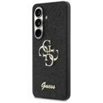 Coque Guess Fixed Glitter Big 4G Metal Logo pour Samsung Galaxy S26 - Black – Image 3