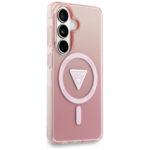 Coque Guess IML Gradient Triangle Logo MagSafe pour Samsung Galaxy S26 - Pink – Image 4
