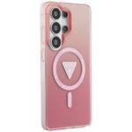 Coque Guess IML Gradient Triangle Logo MagSafe pour Samsung Galaxy S26 Ultra - Pink – Image 3