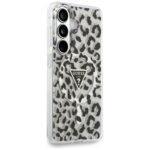 Coque Guess IML Leopard Print Triangle MagSafe pour Samsung Galaxy S26 - Black – Image 4