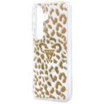 Coque Guess IML Leopard Print Triangle MagSafe pour Samsung Galaxy S26 - Brown – Image 3