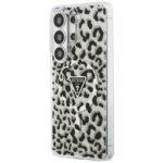 Coque Guess IML Leopard Print Triangle MagSafe pour Samsung Galaxy S26 Ultra - Black – Image 3
