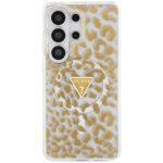 Coque Guess IML Leopard Print Triangle MagSafe pour Samsung Galaxy S26 Ultra - Brown – Image 3