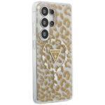 Coque Guess IML Leopard Print Triangle MagSafe pour Samsung Galaxy S26 Ultra - Brown – Image 4