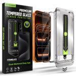 Lot de 2 protections d'écran Techsuit TitanGlass FullCover avec applicateur pour iPhone 17 Pro Max - Black
