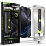 Protection d'écran Techsuit TitanGlass FullCover avec applicateur pour iPhone 16 Pro Max - Black