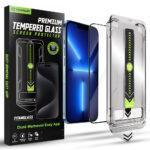 Protection d'écran Techsuit TitanGlass FullCover avec applicateur pour iPhone 13 Pro Max / iPhone 14 Plus - Black