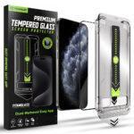 Protection d'écran Techsuit TitanGlass FullCover avec applicateur pour iPhone X / iPhone XS / iPhone 11 Pro - Black