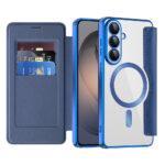 Étui portefeuille Techsuit SmartMag Book Case pour Samsung Galaxy S26 - Blue