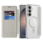 Étui portefeuille Techsuit SmartMag Book Case pour Samsung Galaxy S26 - Gray