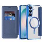 Étui portefeuille Techsuit SmartMag Book Case pour Samsung Galaxy S26 Plus - Blue