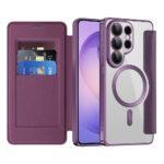 Étui portefeuille Techsuit SmartMag Book Case pour Samsung Galaxy S26 Ultra - Purple