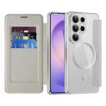 Étui portefeuille Techsuit SmartMag Book Case pour Samsung Galaxy S26 Ultra - Gray