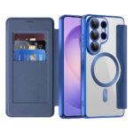 Étui portefeuille Techsuit SmartMag Book Case pour Samsung Galaxy S26 Ultra - Blue