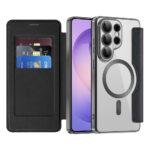 Étui portefeuille Techsuit SmartMag Book Case pour Samsung Galaxy S26 Ultra - Black