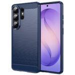 Coque Techsuit Carbon Silicone pour Samsung Galaxy S26 Ultra - Blue