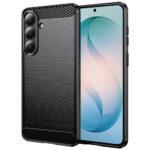 Coque Techsuit Carbon Silicone pour Samsung Galaxy S26 Plus - Black