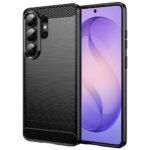 Coque Techsuit Carbon Silicone pour Samsung Galaxy S26 Ultra - Black
