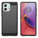 Coque Techsuit Carbon Silicone pour Motorola Moto G84 - Black – Image 2